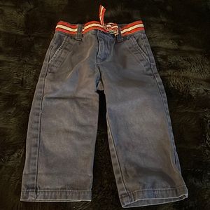 Janie and Jack cotton pants with belt